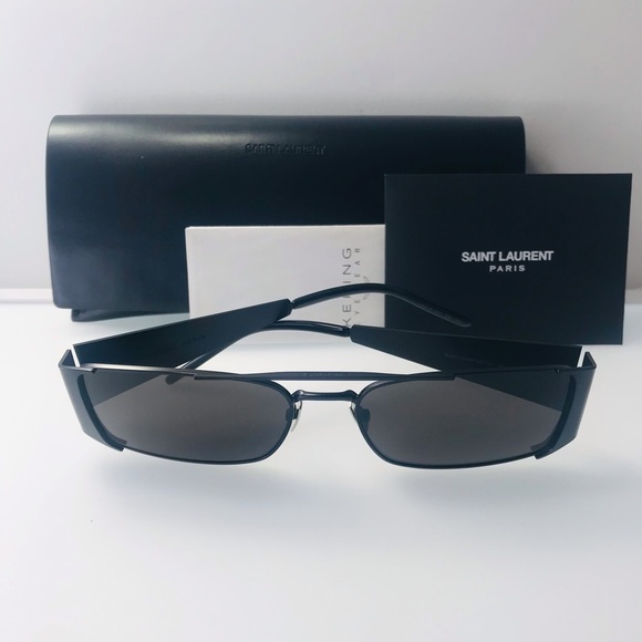 Authentic- New - Saint Laurent Sl366lenny  Black Sunglasses - Picture 5 of 16